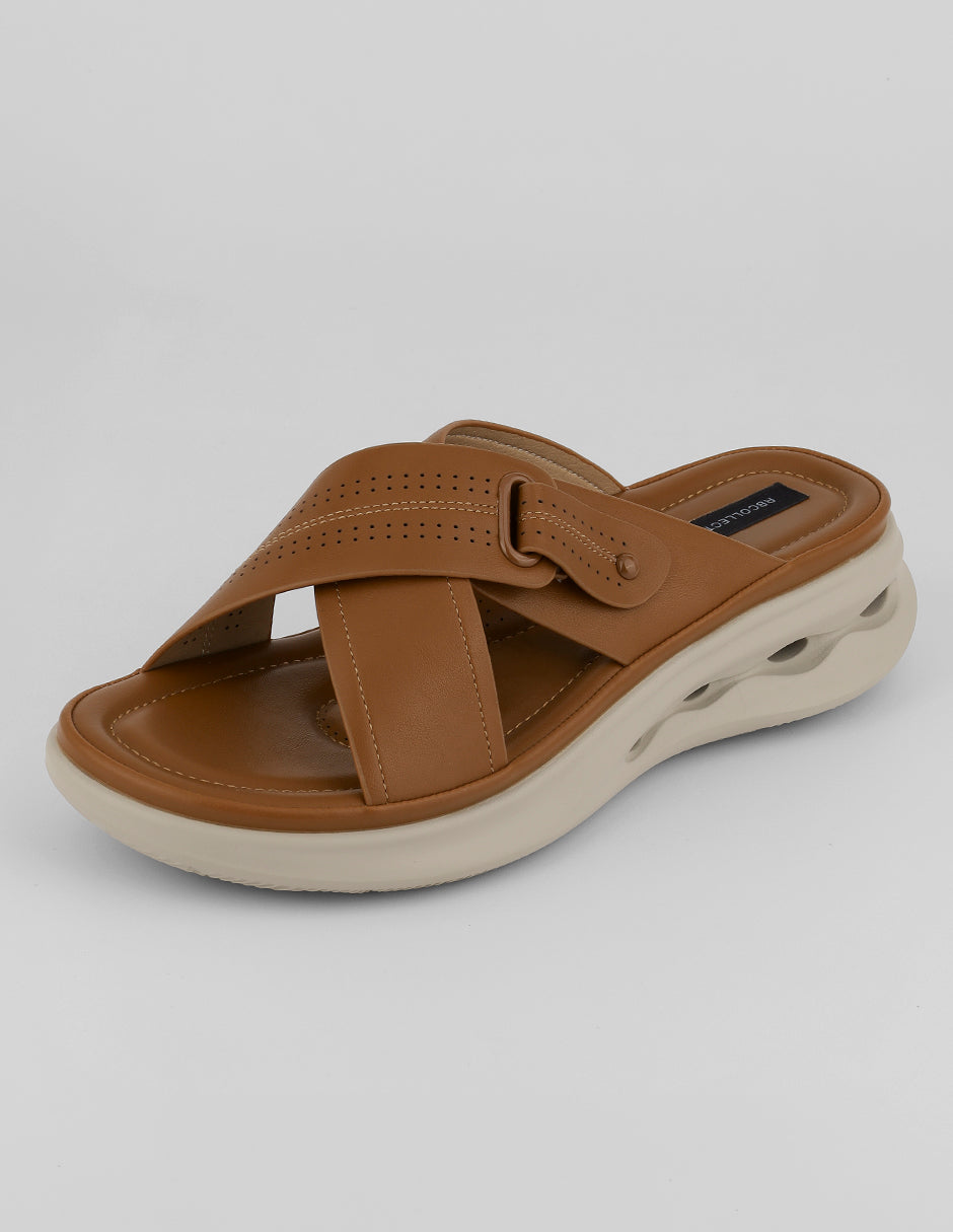 Sandalias con plataforma Comfy en Sintético – Café
