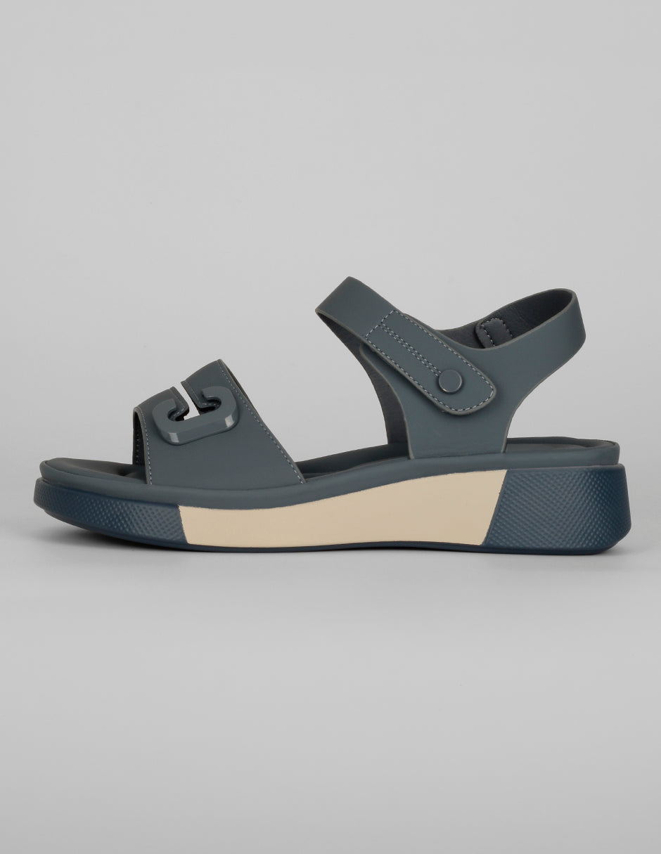 Sandalias con plataforma Exterior Sintético Color Azul Para Mujer De RBCOLLECTION