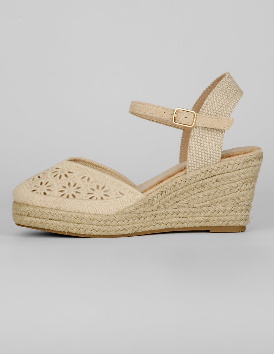 Sandalias con plataforma Exterior Textil Color Late Para Mujer De RBCOLLECTION