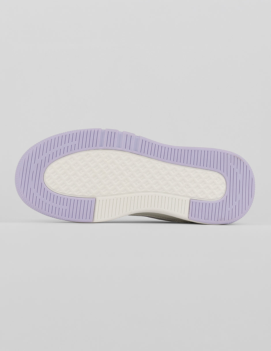 Tenis con cordones  Urban en Textil – Blanco