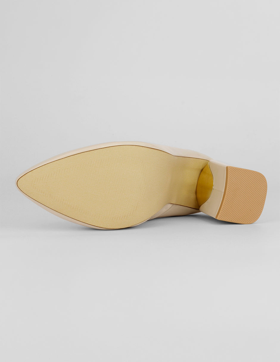 Zapatillas Classy en Charol – Beige