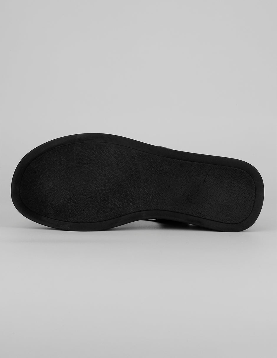Sandalias con plataforma Yuri en Piel vegana – Negro