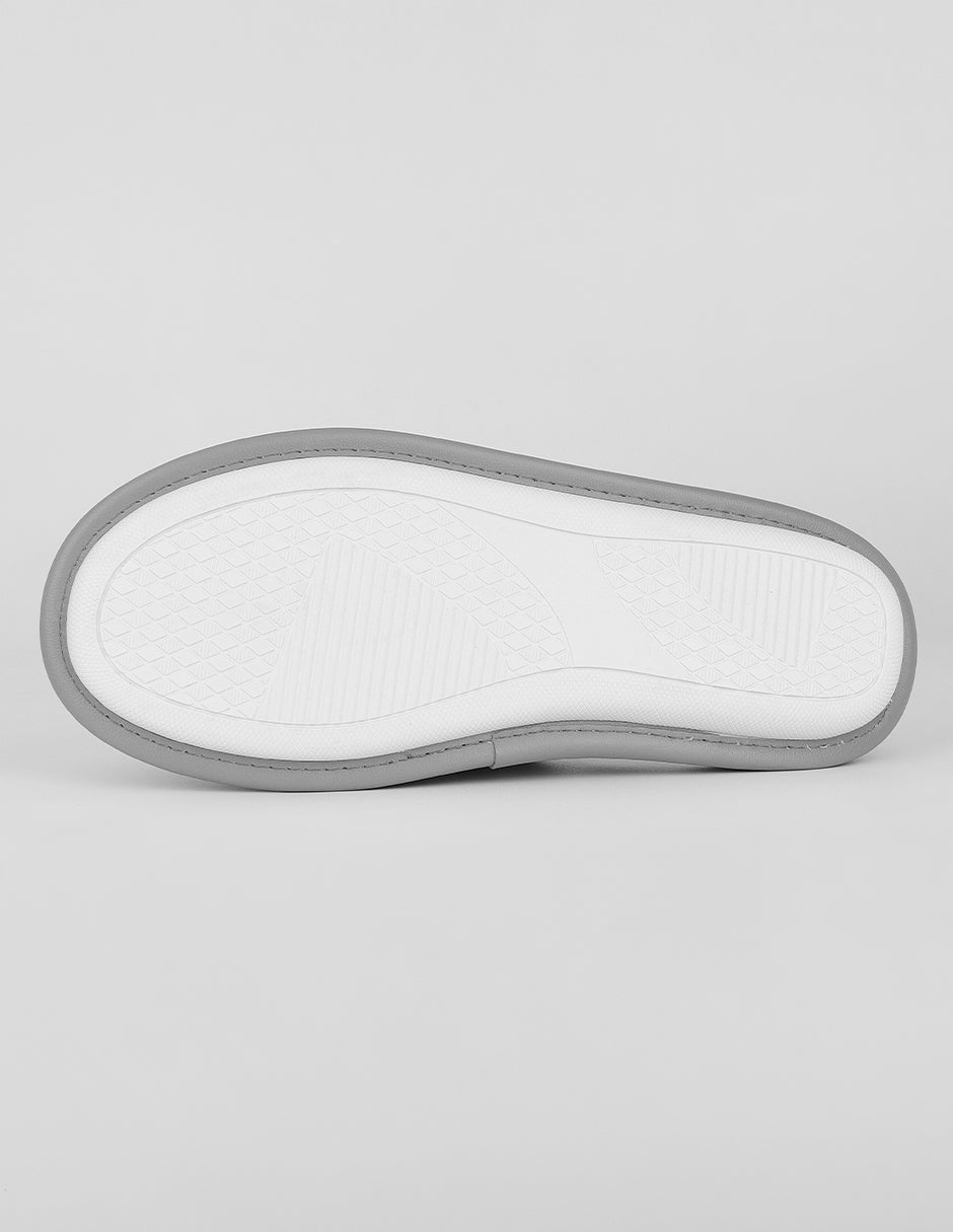 Pantuflas Cozy en Textil – Gris