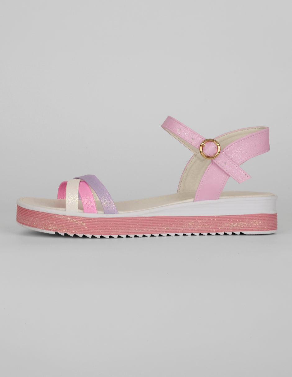 Sandalias de piso Exterior Sintético Color Multicolor Para Mujer De RBCOLLECTION