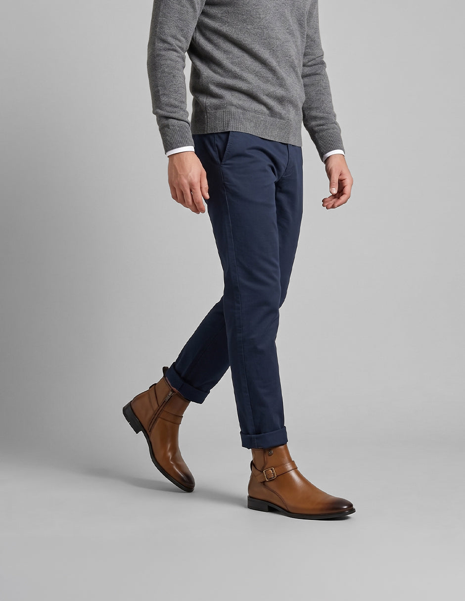 Botas casuales Cowboy en Piel – Café