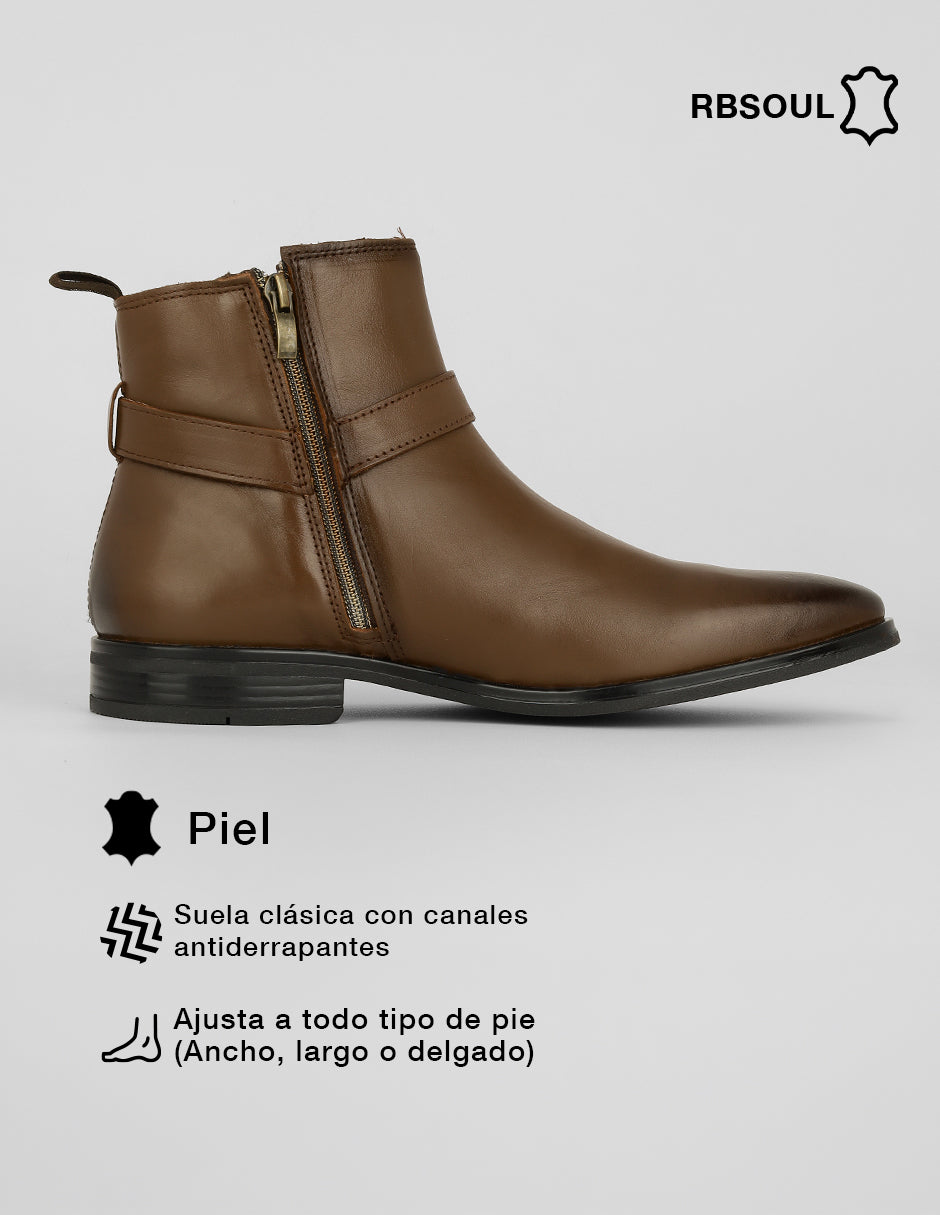 Botas casuales Cowboy en Piel – Café
