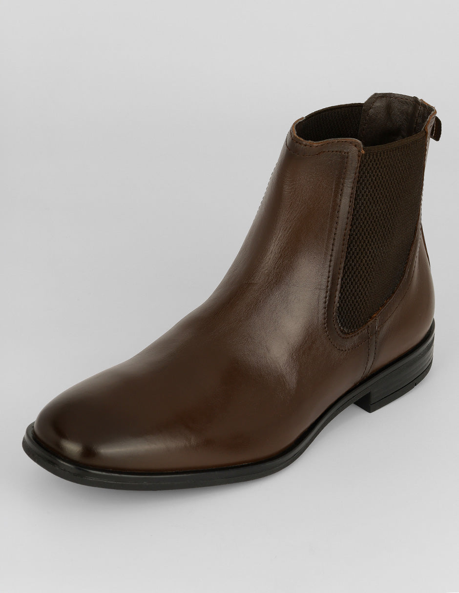 Botas casuales Hand Made en Piel – Café