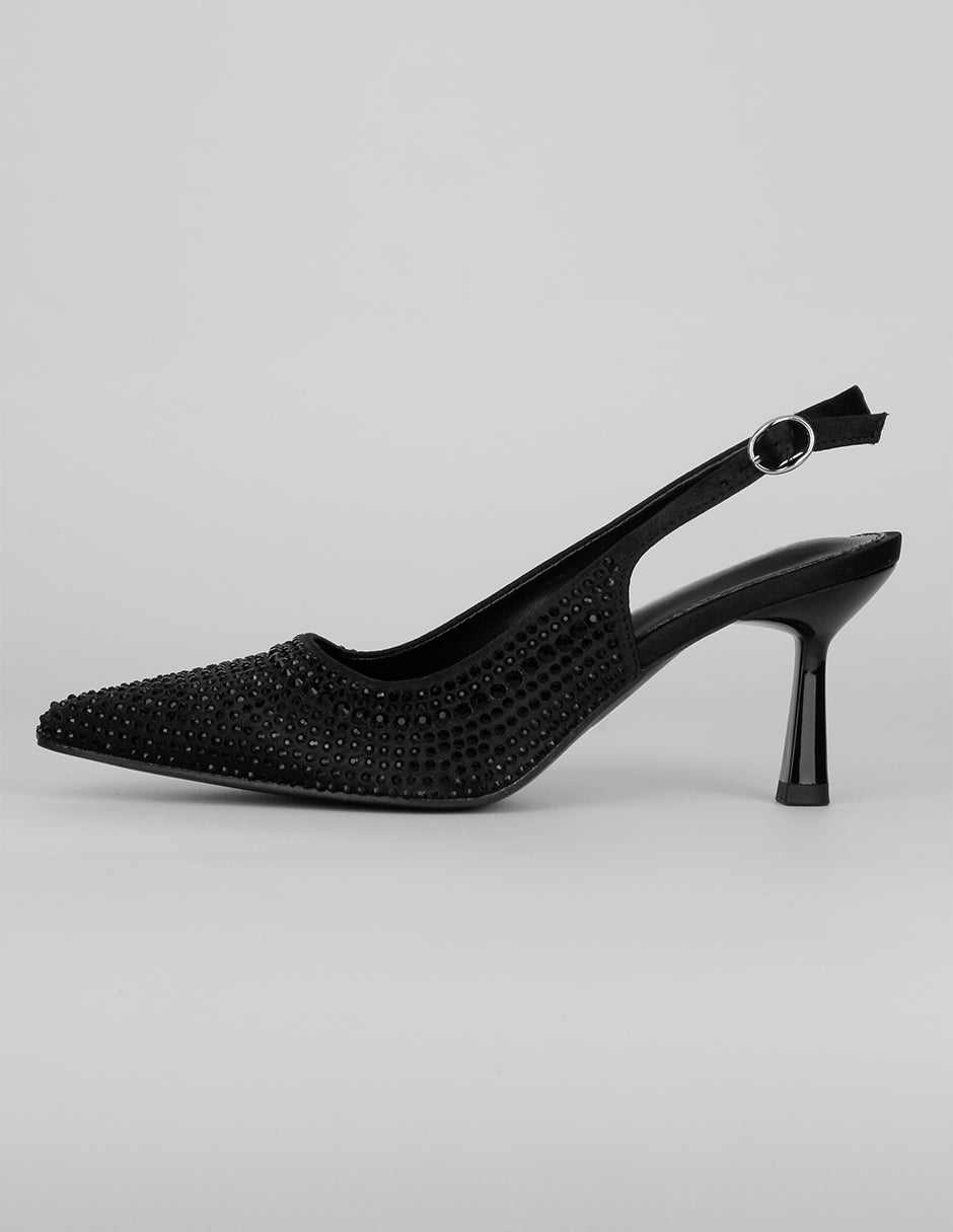 Zapatillas Exterior Textil Color Negro Para Mujer De RBCOLLECTION