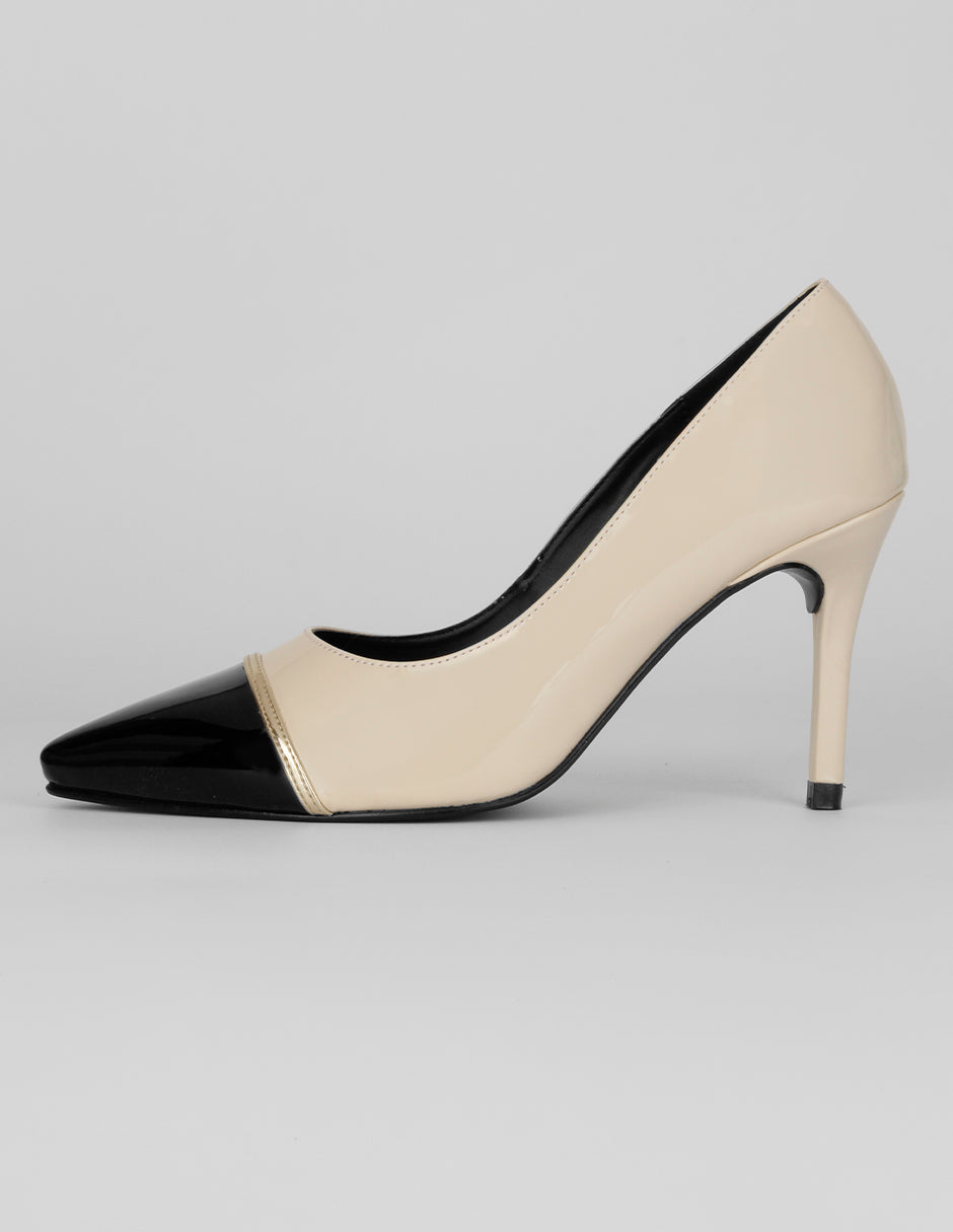 Zapatillas Exterior Charol Color Beige Para Mujer De RBCOLLECTION