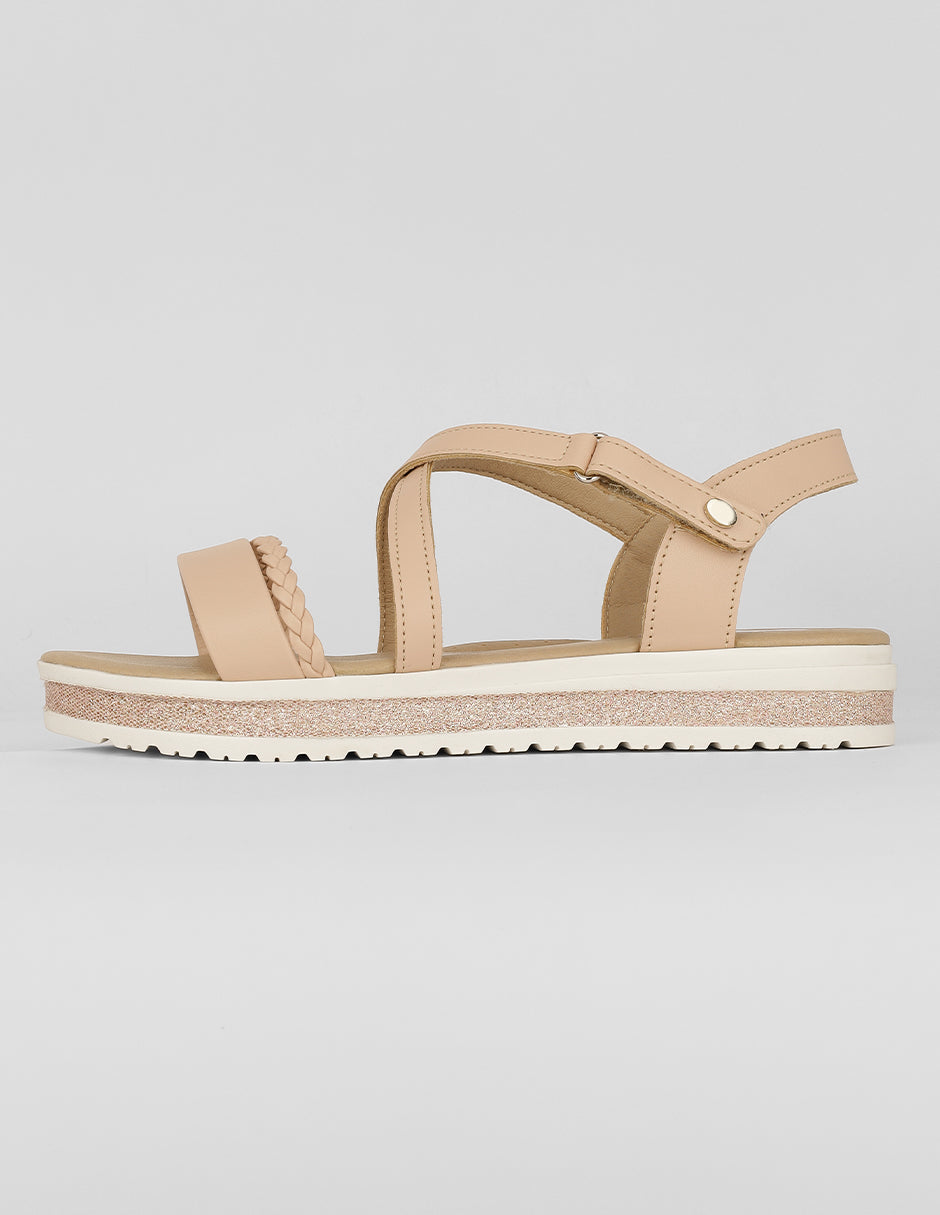 Sandalias con plataforma Exterior Sintético Color Rosa Para Mujer De RBCOLLECTION