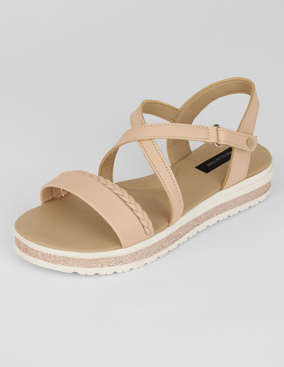 Sandalias con plataforma Steps en Sintético – Rosa