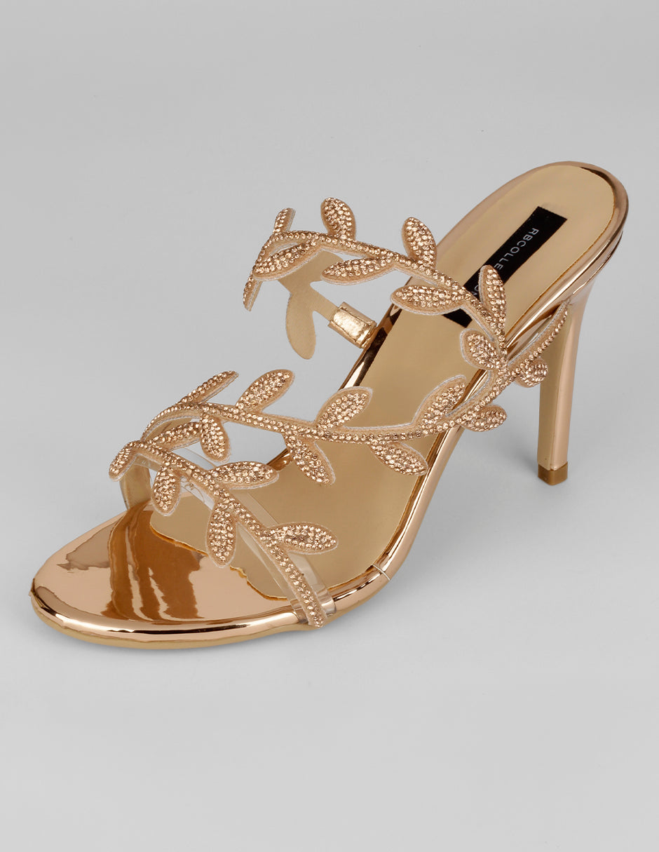 Sandalia con tacón Glowm en Sintético – Rosa
