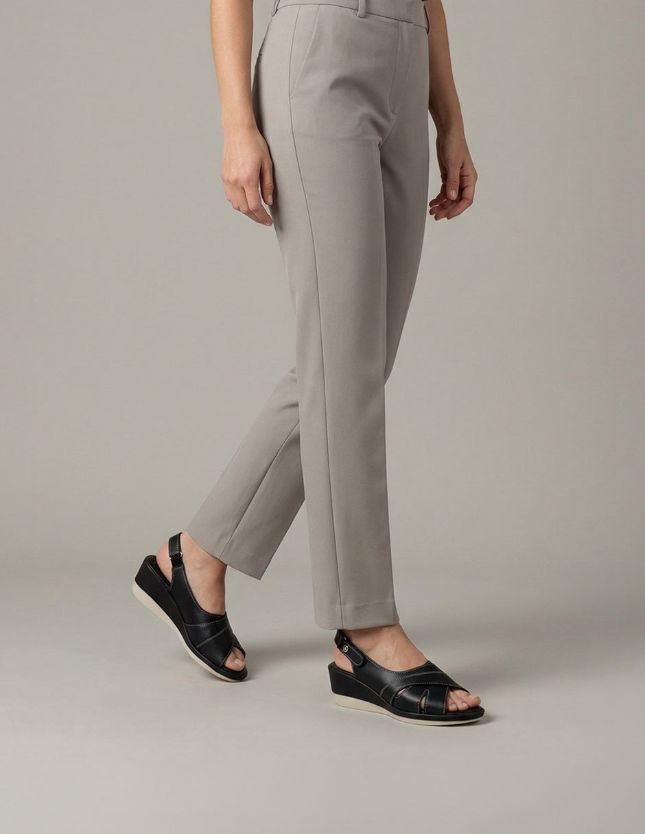 Sandalias con plataforma Hand made  en Piel – Negro