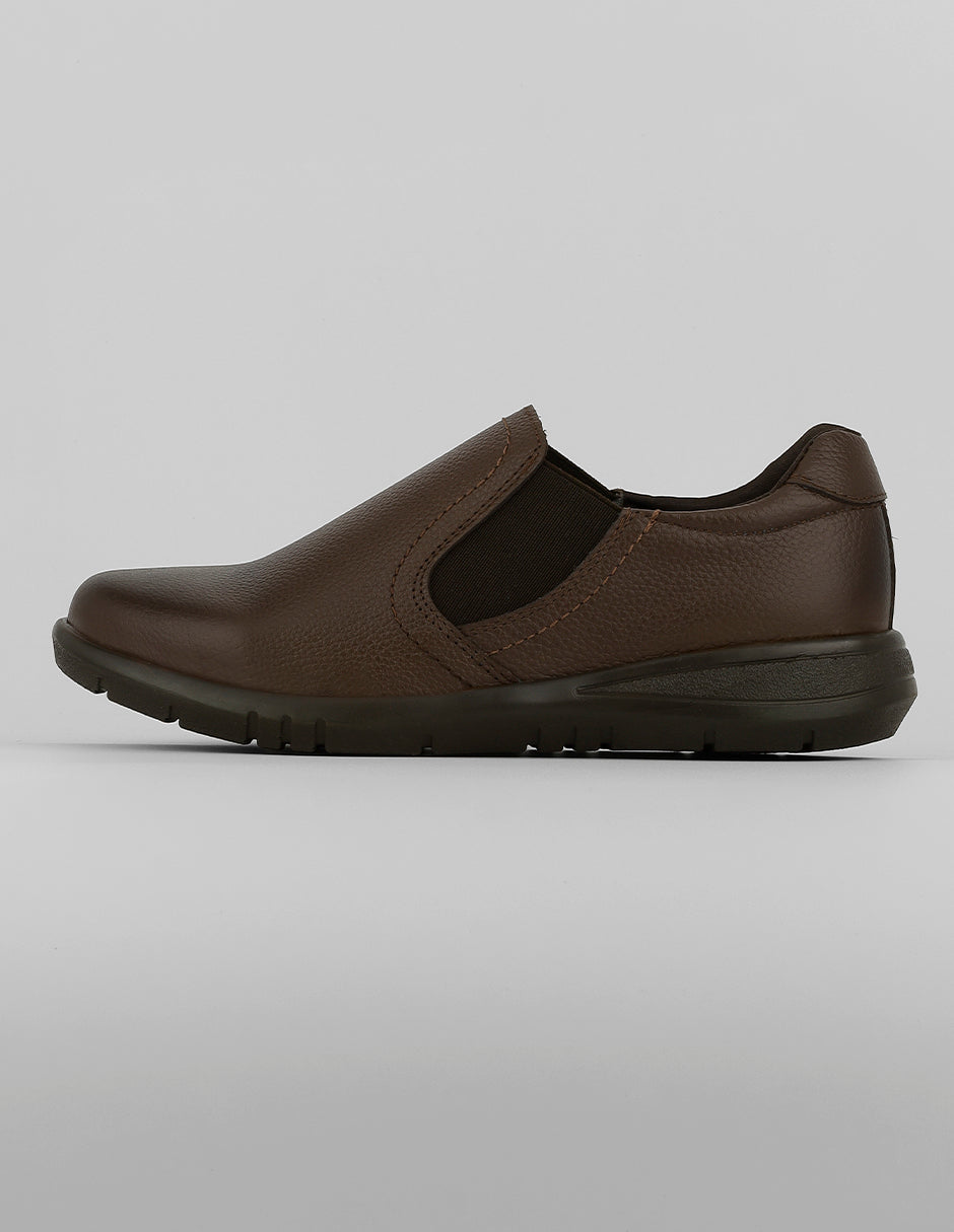 Zapatos de confort Exterior Piel Color Café Para Mujer De RBCOLLECTION