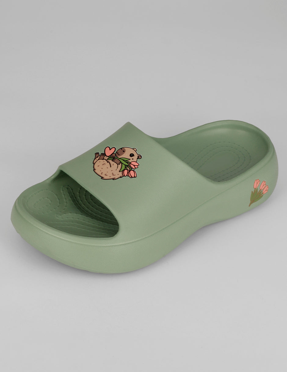 Sandalias clásicas Walky en Sintético – Verde