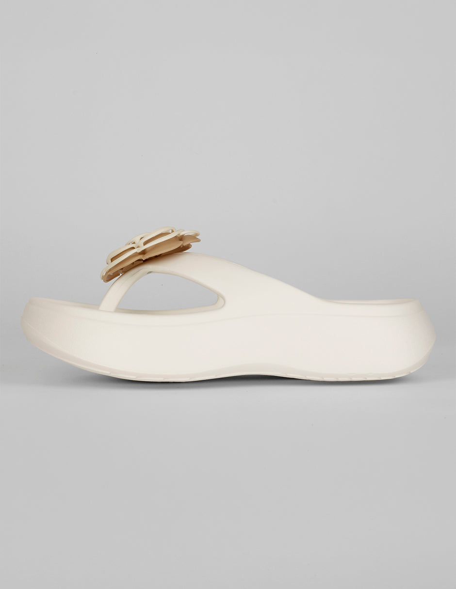 Sandalias clásicas Exterior Sintético Color Blanco Para Mujer De RBBASICS