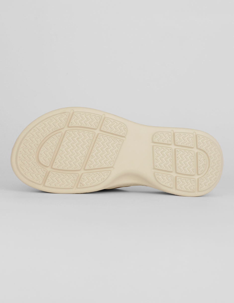 Sandalias con plataforma Steps en Textil – Beige