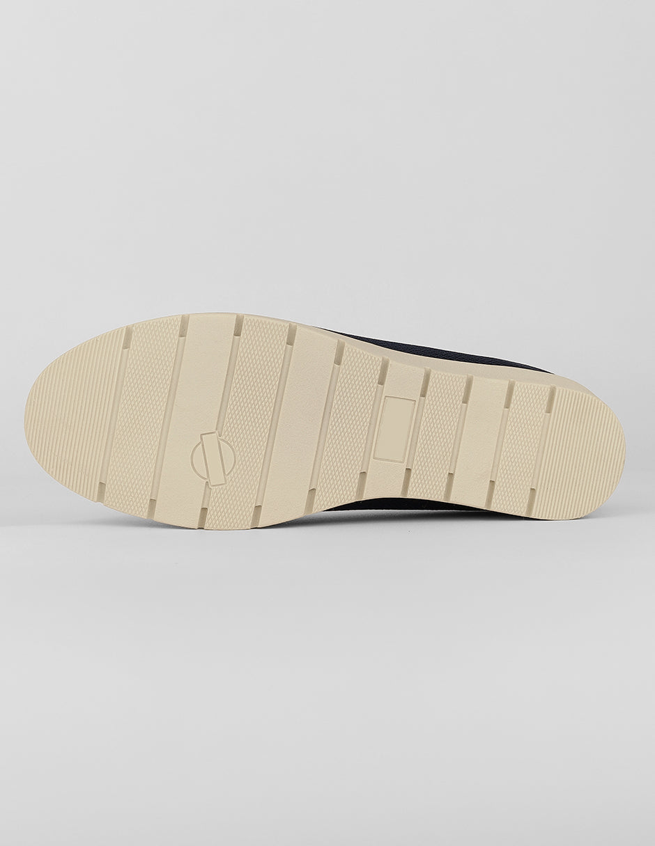 Mocasines Comfy en Textil – Azul