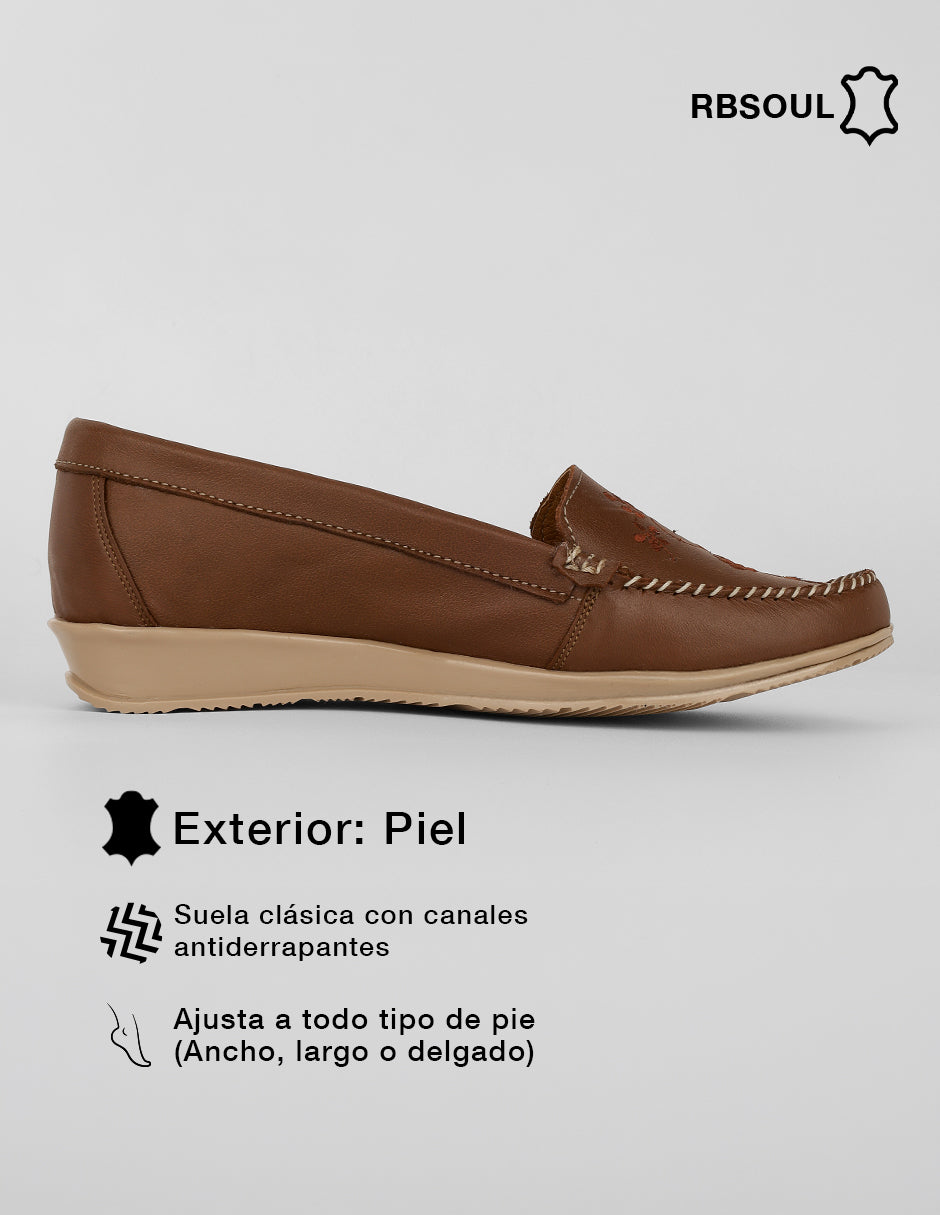 Mocasines Hand Made en Piel – Café