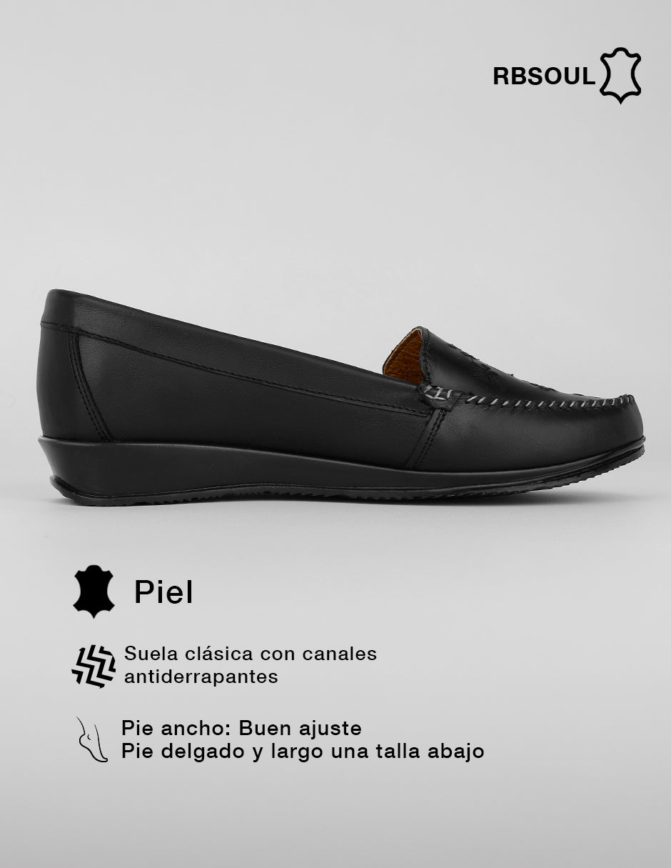 Mocasines Hand Made en Piel – Negro
