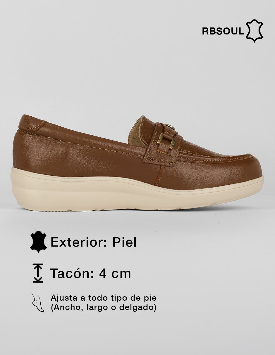 Mocasines Hand Made en Piel – Café
