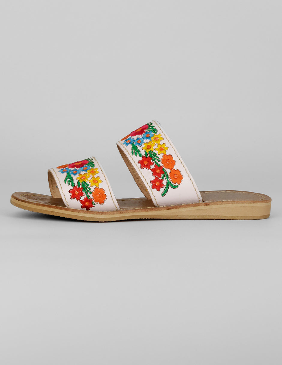 Sandalias de piso Exterior Piel  Color Multicolor Para Mujer De RBCOLLECTION