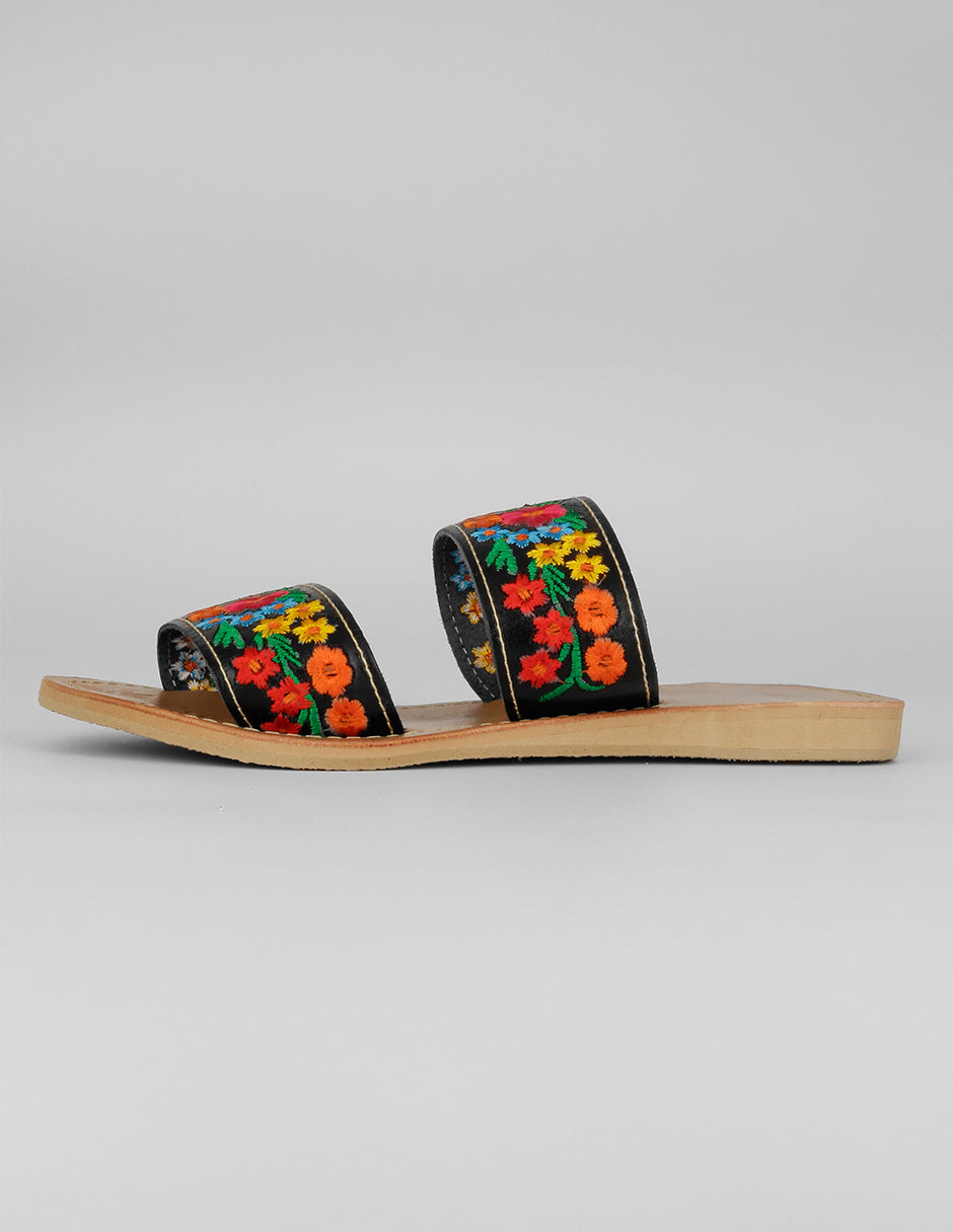 Sandalias de piso Exterior Piel Color Multicolor Para Mujer De RBCOLLECTION