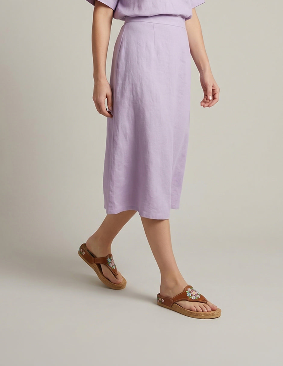 Sandalias de piso Daily en Piel vegana – Café