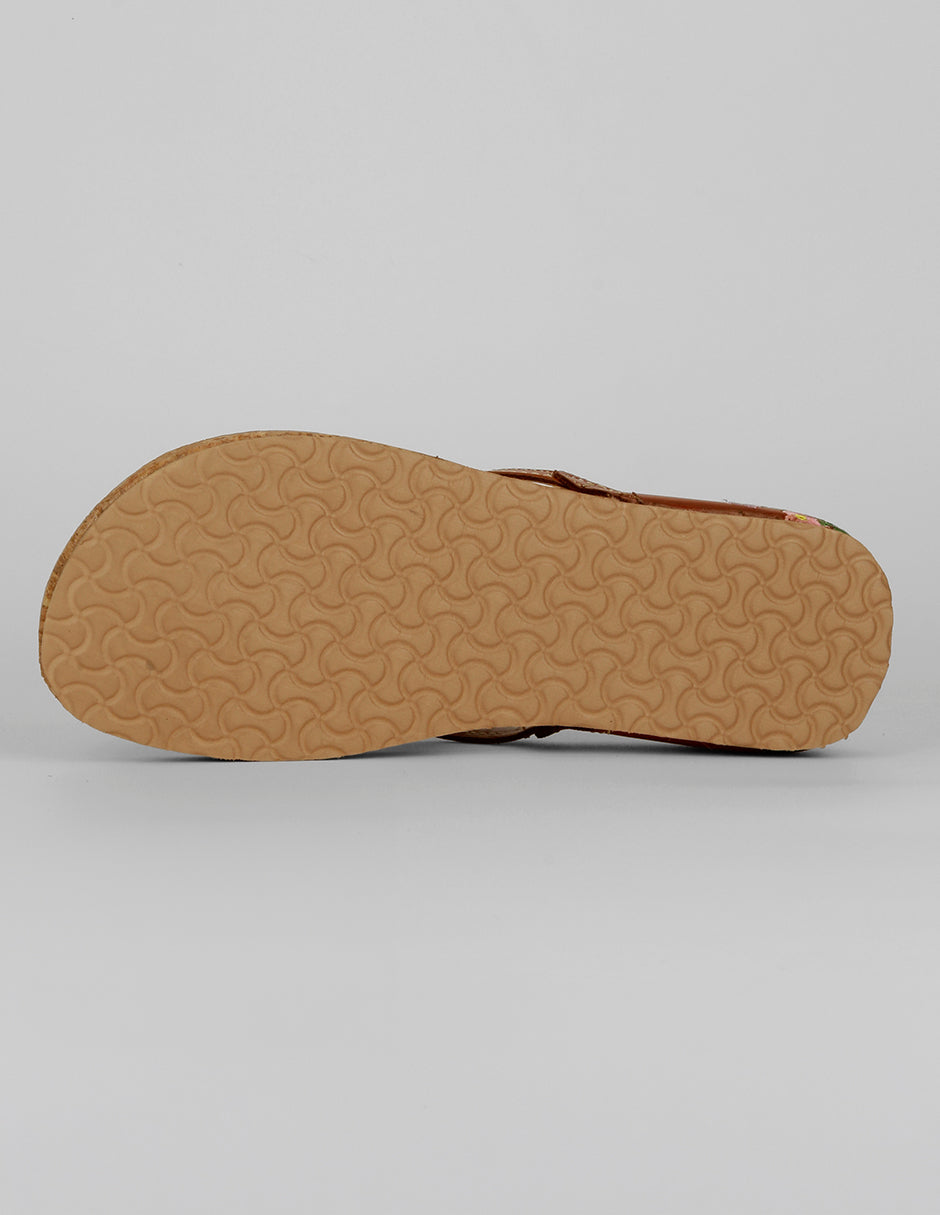 Sandalias de piso Daily en Piel vegana – Café