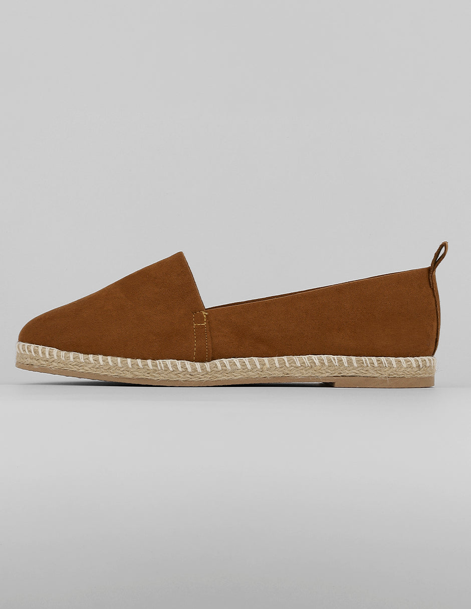 Mocasines Exterior Gamuza Color Café Para Mujer De RBCOLLECTION