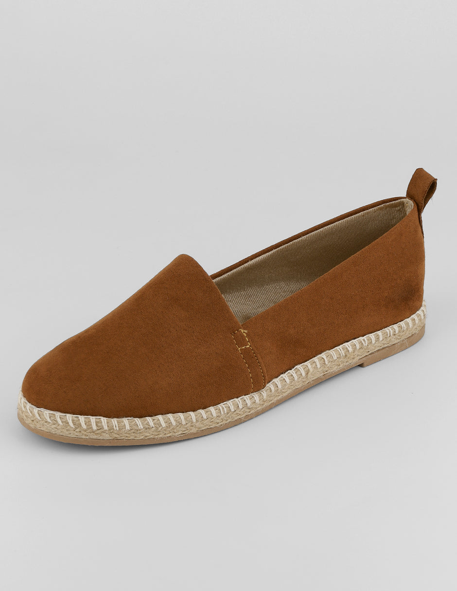 Mocasines Naia en Gamuza – Café