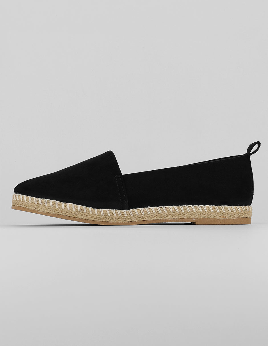 Mocasines Exterior Gamuza Color Negro Para Mujer De RBCOLLECTION