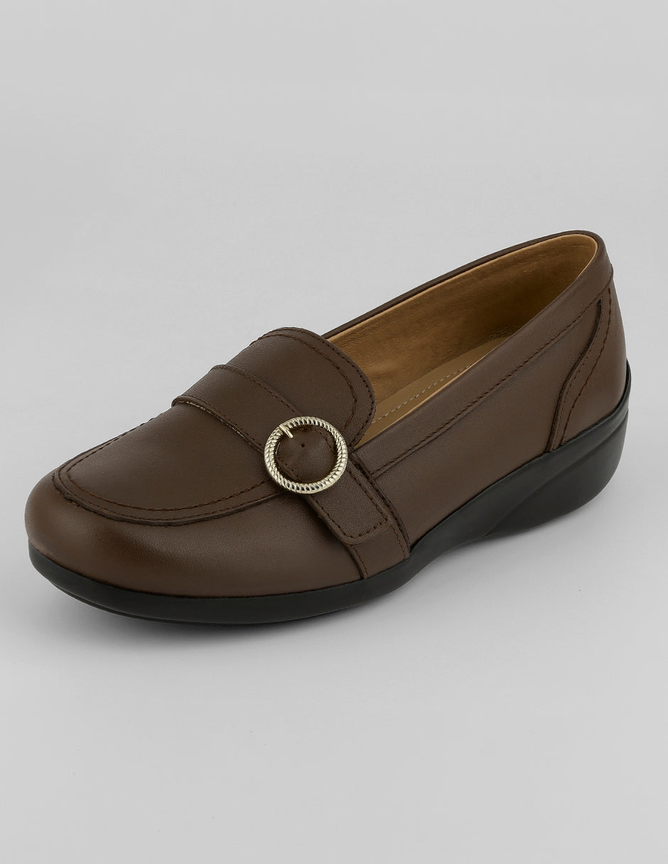 Mocasines Hand made en Piel – Café