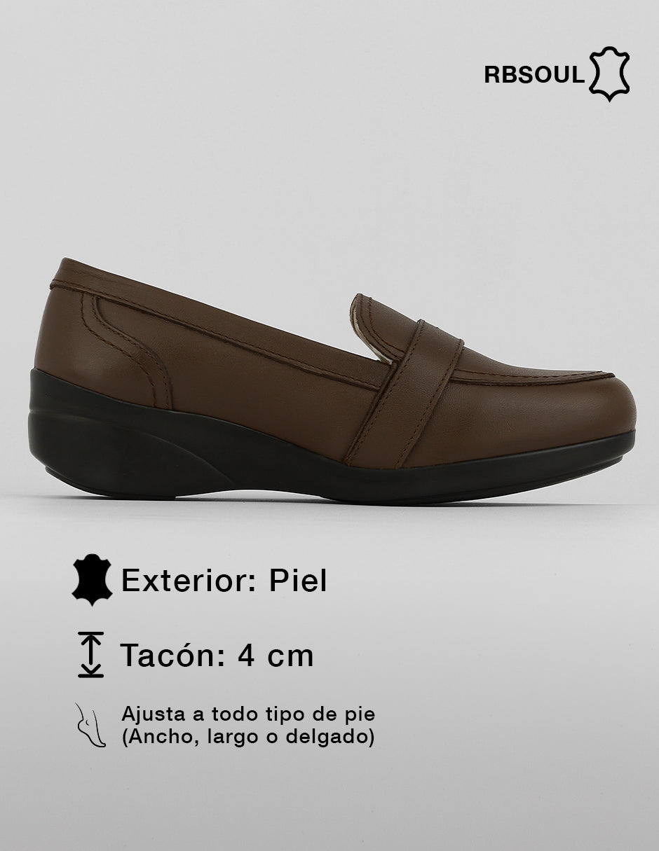 Mocasines Hand made en Piel – Café