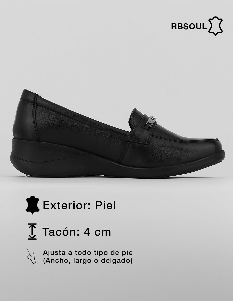 Mocasines Hand made en Piel – Negro