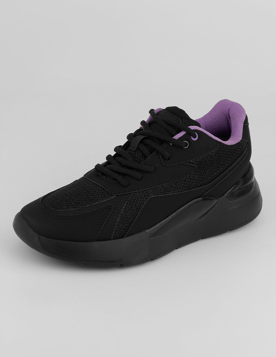 Tenis tipo deportivo  Sport en Textil – Negro