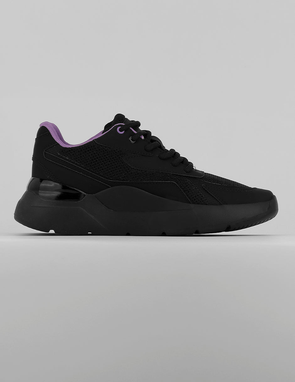 Tenis tipo deportivo  Sport en Textil – Negro