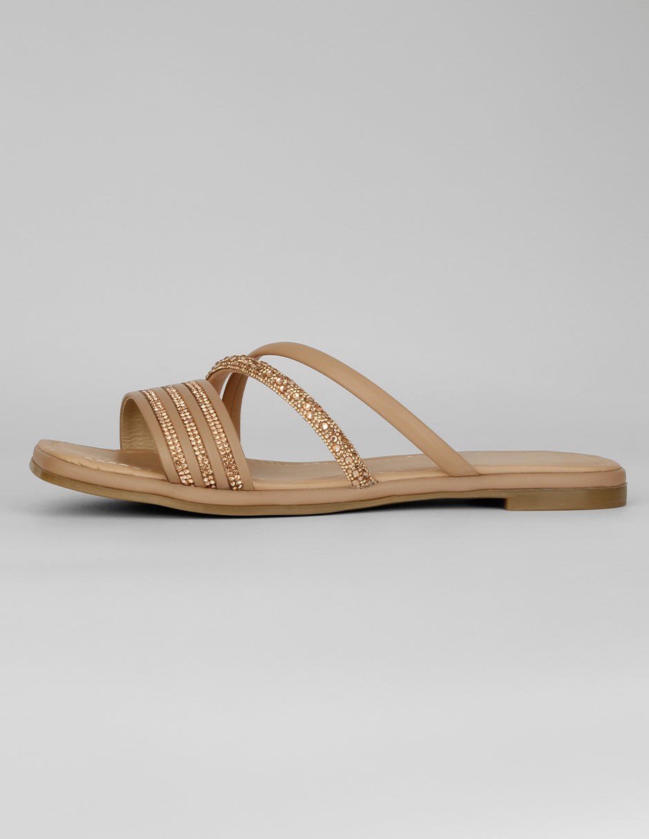 Sandalias de piso Exterior Sintético Color Rosa Para Mujer De RBCOLLECTION