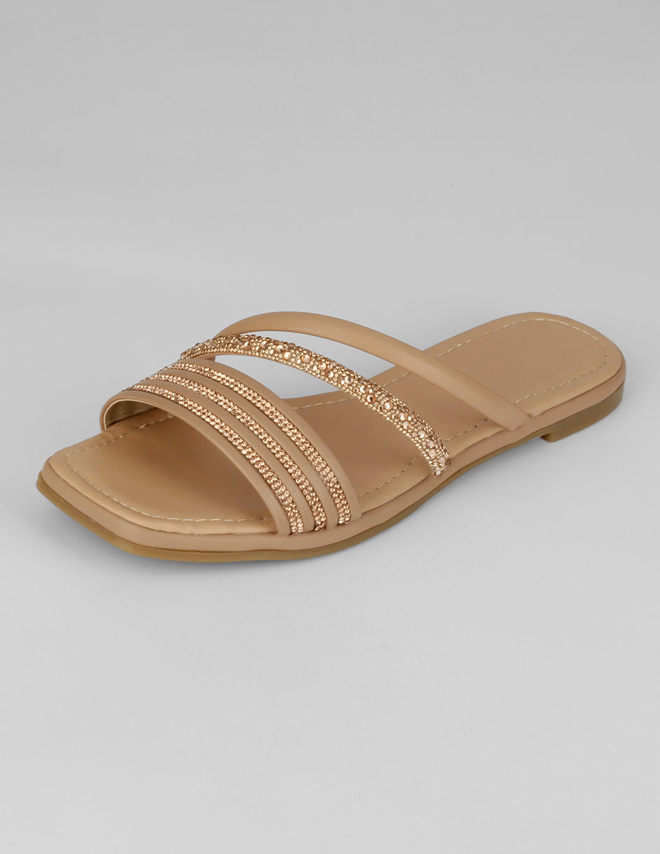 Sandalias de piso Birt en Sintético – Rosa