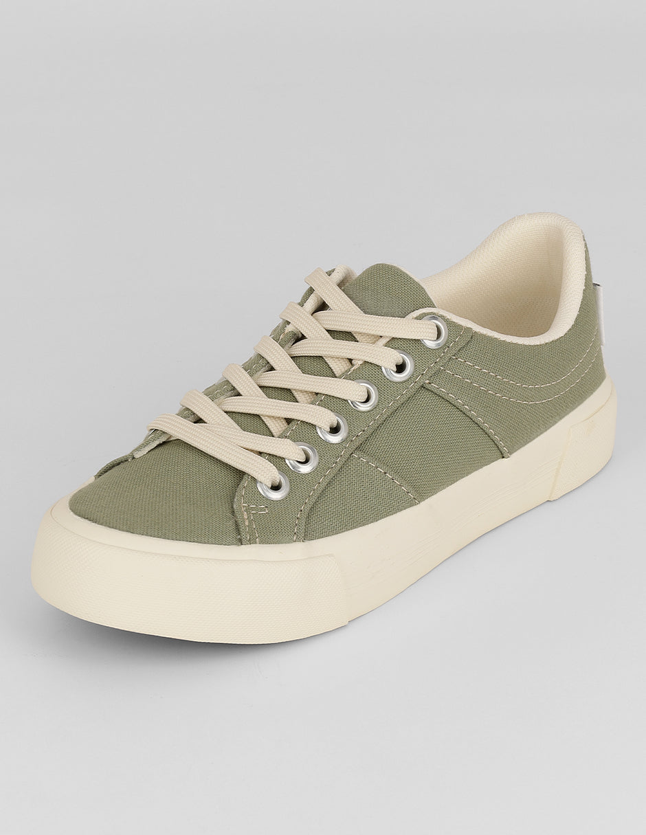 Tenis con cordones  Urban en Textil – Verde