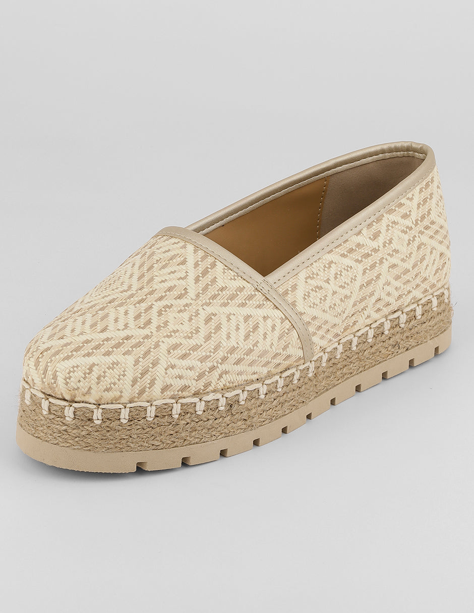 Alpargatas Naia en Textil – Beige