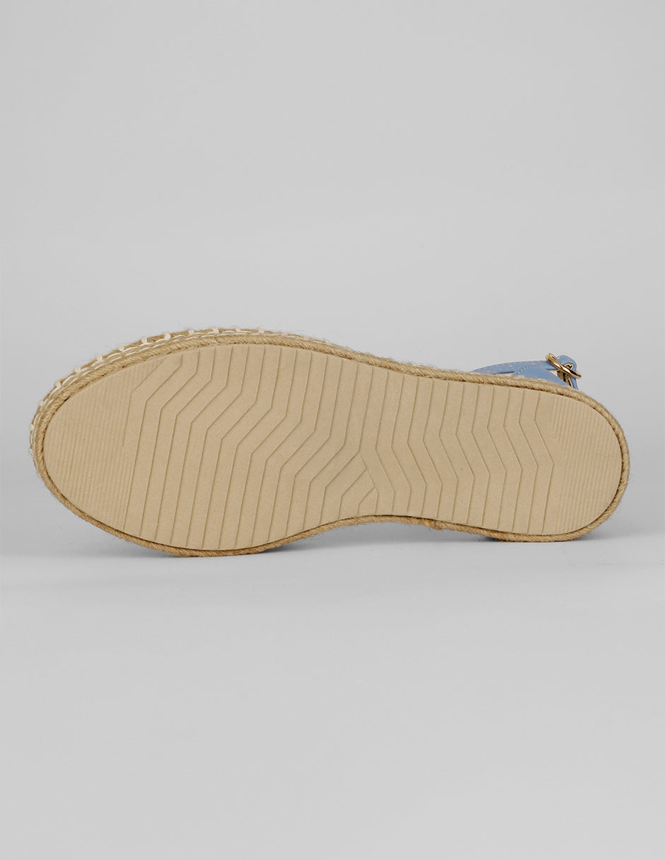 Sandalias de piso Naia en Textil – Azul