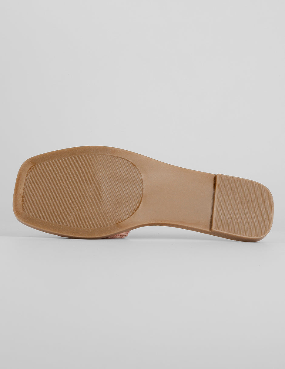 Sandalias de piso Soft en Sintético – Rosa
