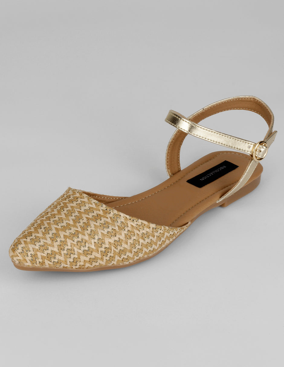 Flats puntales Onne en Sintético – Beige