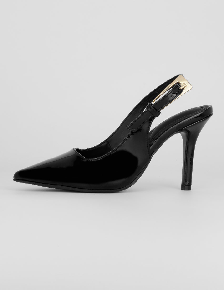 Zapatillas Exterior Charol Color Negro Para Mujer De RBCOLLECTION