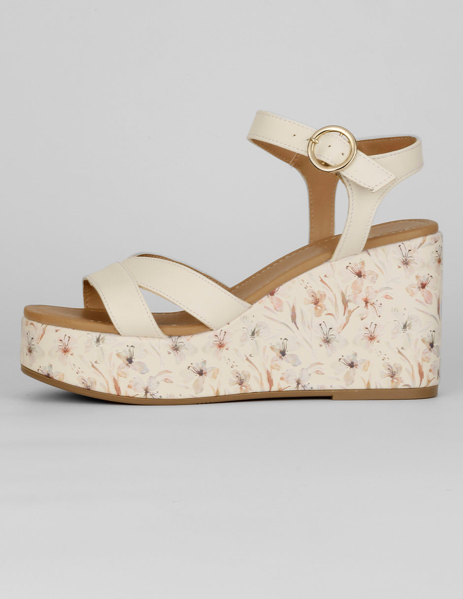Sandalias con plataforma Exterior Piel vegana Color Late Para Mujer De RBCOLLECTION