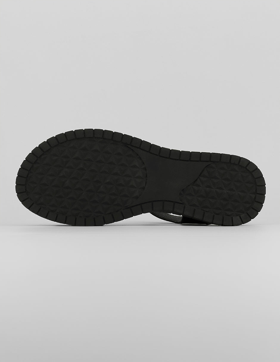 Sandalias con plataforma Yuri en Piel vegana – Negro
