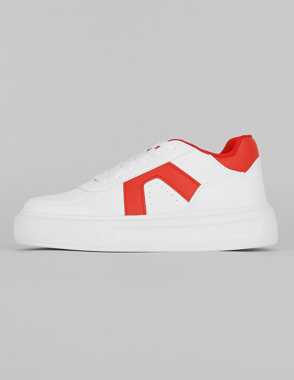 Tenis con cordones Exterior Piel vegana Color Late Para Mujer De RBCOLLECTION