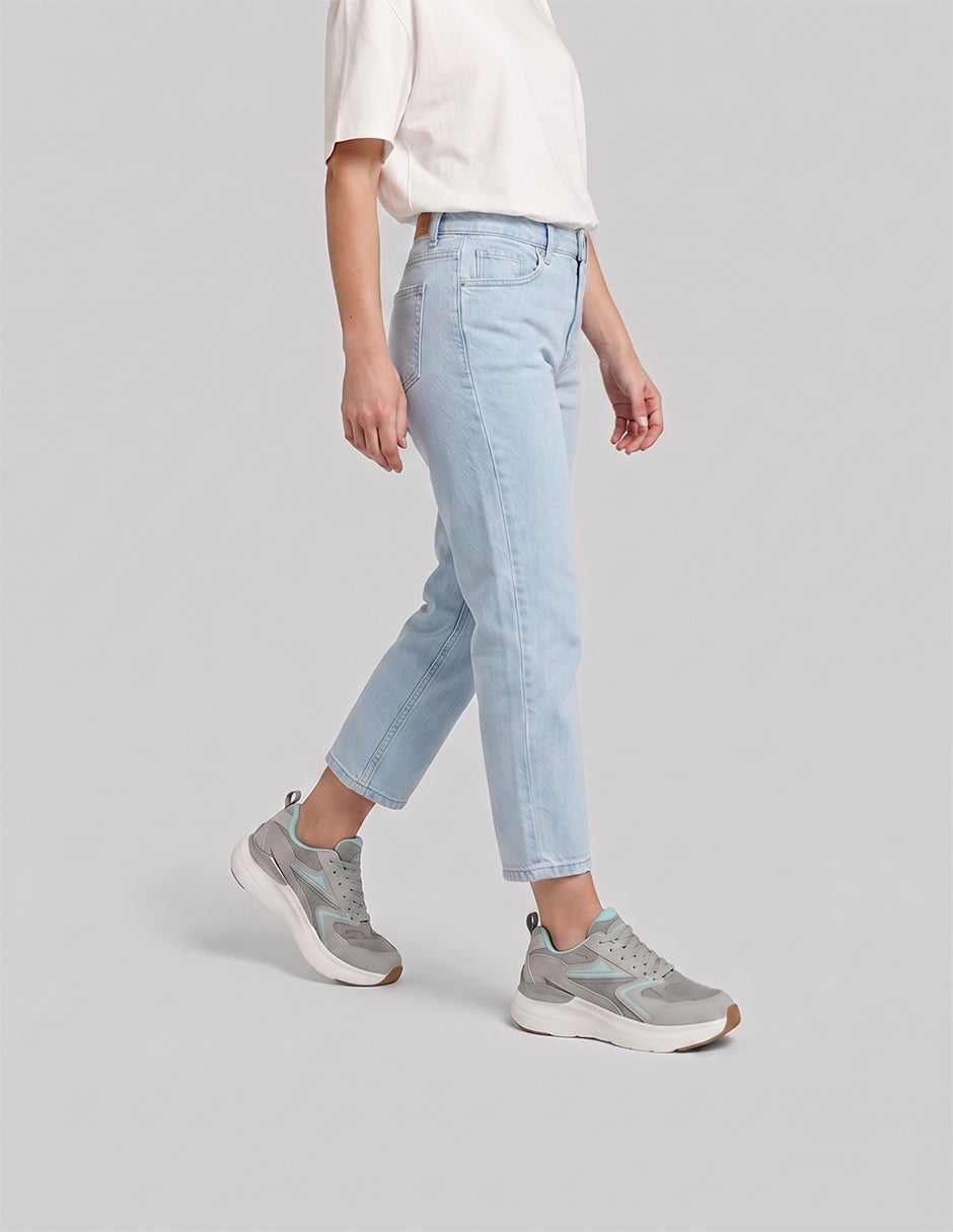 Tenis tipo deportivo  Urban en Textil – Gris