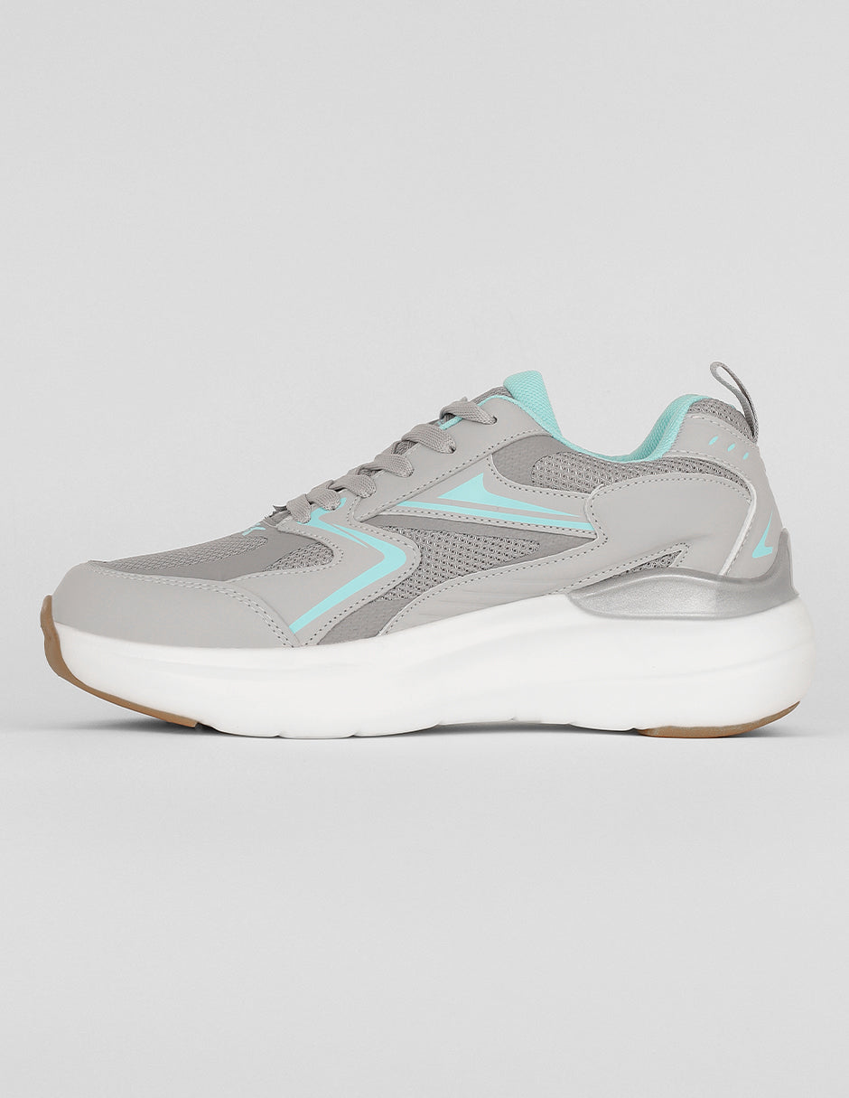 Tenis tipo deportivo Exterior Textil Color Gris Para Mujer De RBCOLLECTION
